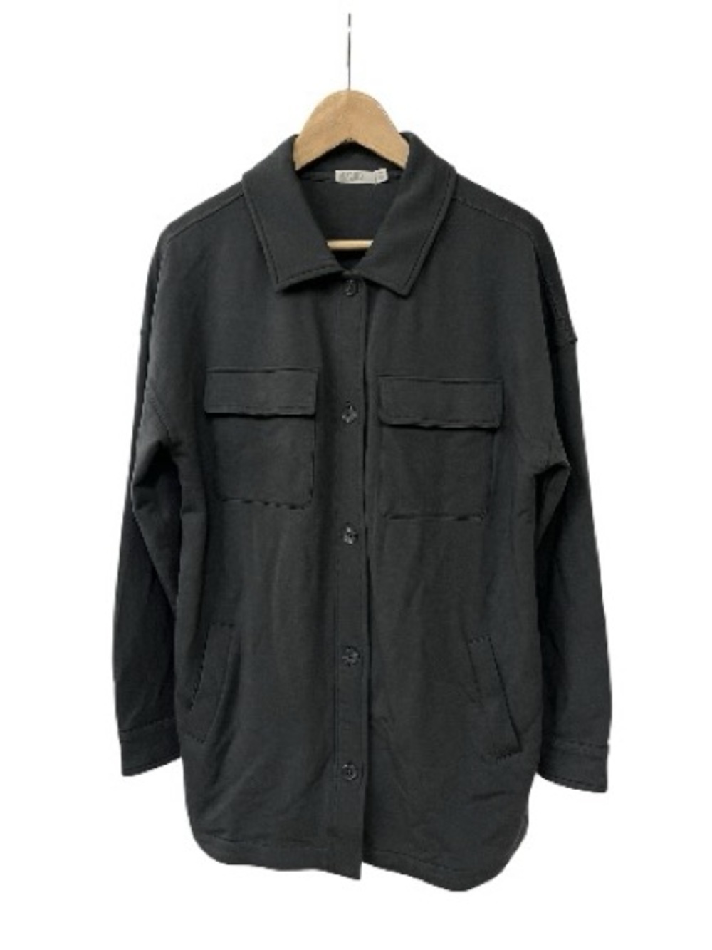 Barefoot Dreams Malibu Fleece Shacket Grey M